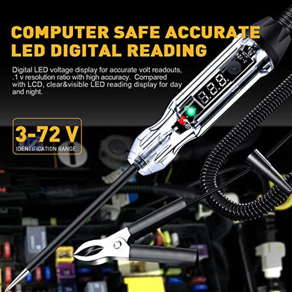 3 72V DC Buzzer Automotive Test Light