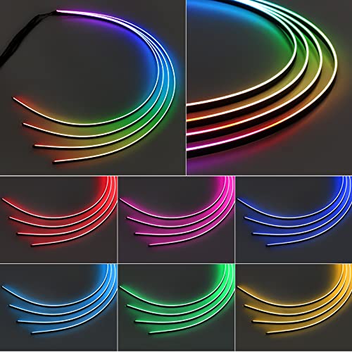 Dreamcolor Acrylic Interior Car LED Strip Light 43