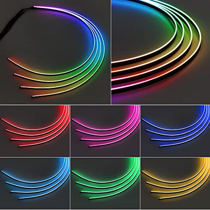 Dreamcolor Acrylic Interior Car LED Strip Light 43