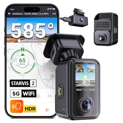 E360 Plus All Channel Dash Cam 585° Fisheye