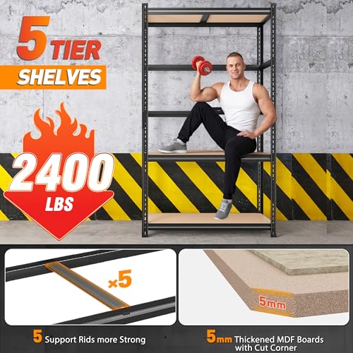 2400LBS Garage Shelving