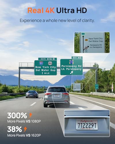 M310 Plus 4K Dash Cam Front with Night Vision