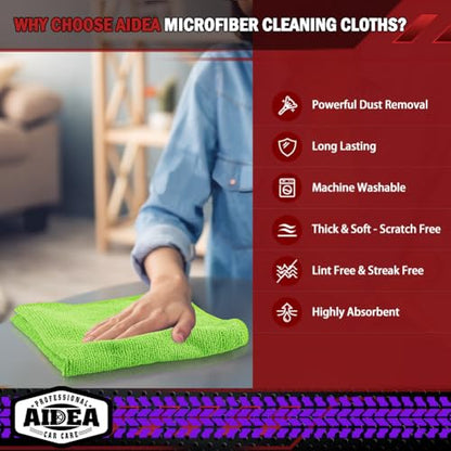 Microfiber Cleaning Cloth (10 Count)