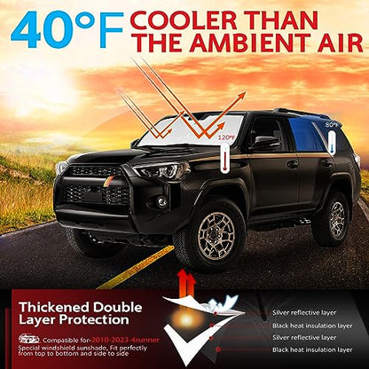 Windshield Sun Shade for Toyota 4Runner 2010