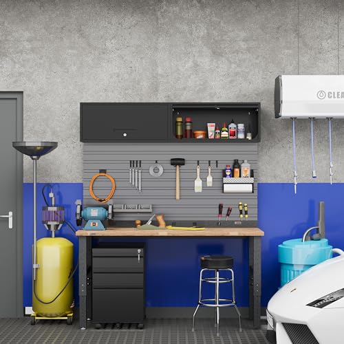 Metal Storage Cabinet Black Wall Cabinets with Locking Door