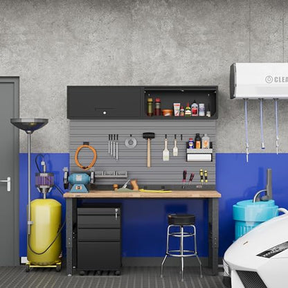 Metal Storage Cabinet Black Wall Cabinets with Locking Door