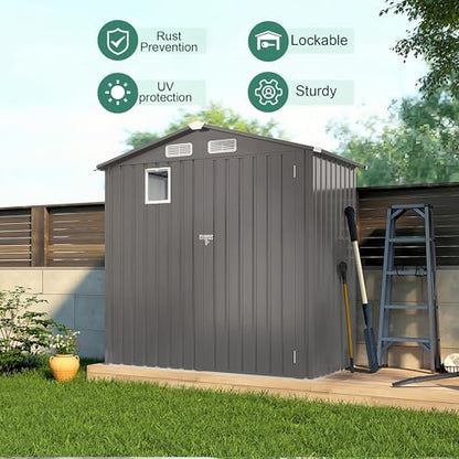 6x3.6FT Outdoor Storage Shed
