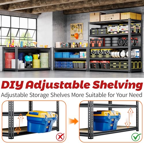 48"W Garage Shelving Heavy Duty (2 Count)