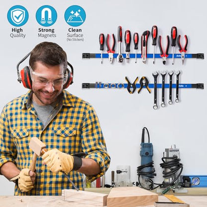 4 Pieces 24" Magnetic Tool Holder Strip (4 Count)