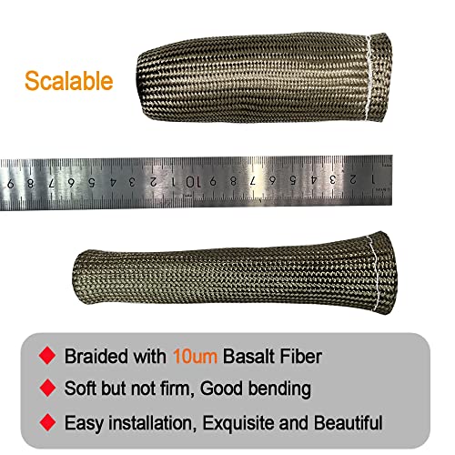 Titanium Spark Plug Wire Boots Thermal Protection Insulator Sleeve (8 Count)