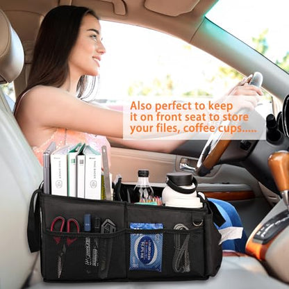 Backseat Car Organizer Car Caddy Passenger Seat Organizer for Kids