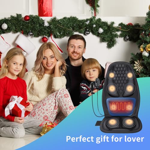 Vibration Massage Seat Cushion with Lumbar Heat