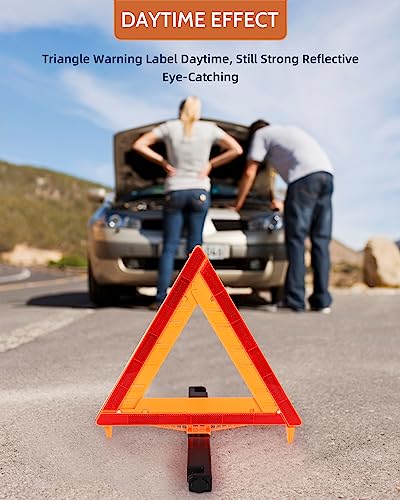 3 Pack Safety Triangles DOT Approved