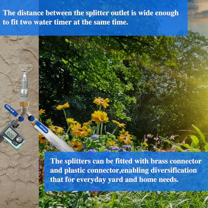 Brass Garden Hose Splitter