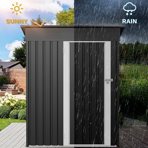 5x3ft Outdoor Storage Shed
