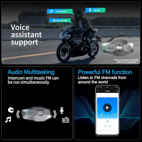 X10 Motorcycle Helmet Bluetooth Headset Speakers Headphone