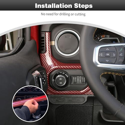 for JL Center Console Headlight Air Conditioning Control Panel & Co