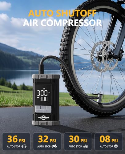 150 PSI Cordless Rechargeable Tire Inflator Portable Air Compressor