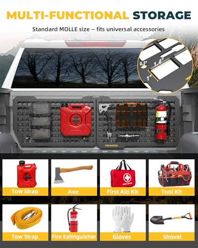 Silverado & Sierra 1500 5.8ft Short Truck Bed Front MOLLE Panels