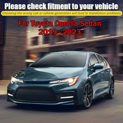 Rain Guards for Toyota Corolla Sedan 2019