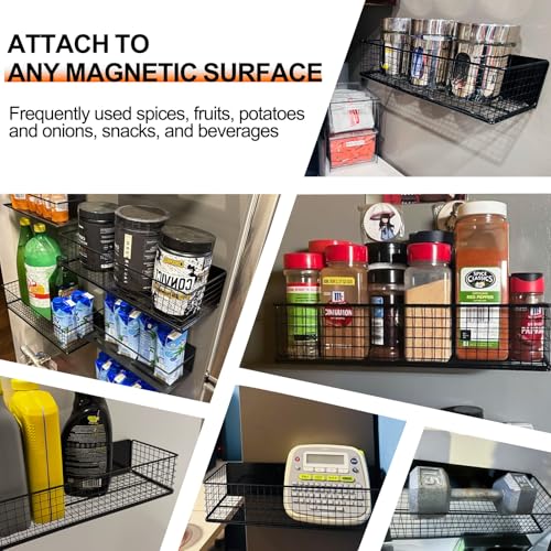 Magnetic Baskets Fridge Organizers (2 Count)
