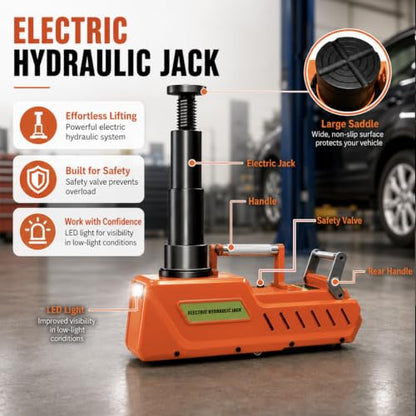15 Ton Electric Hydraulic Floor Jack