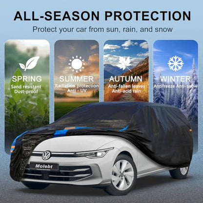 Car Cover Waterproof All Weather for Automobiles