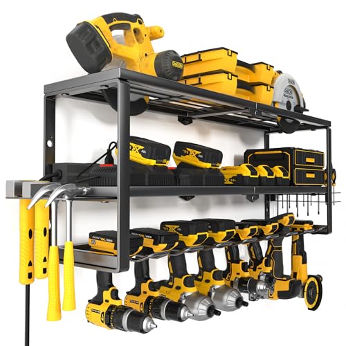 Heavy Duty Power Tool Organizer with Charging Station