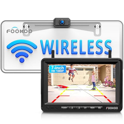 HD 1080P 7 inch Wireless Backup Camera