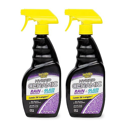92183 2PK Hybrid Ceramic Rain Repellent and Glass Cleaner (32 Fl Oz)