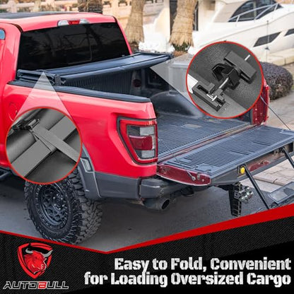 Soft Tri Fold tonneau Cover Compatible with 2022