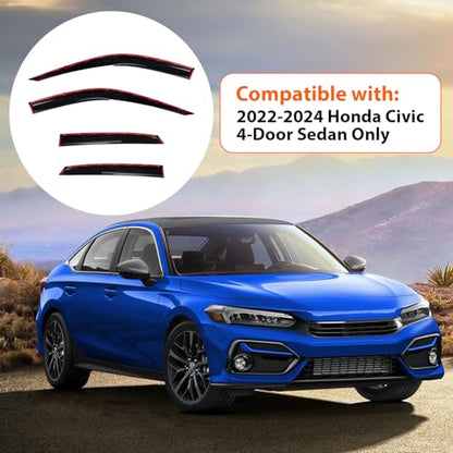 Rain Guards Window Visors Compatible with 2022