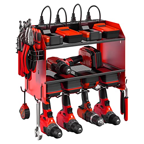 Wall Mount Modular Tool Charging Organizer