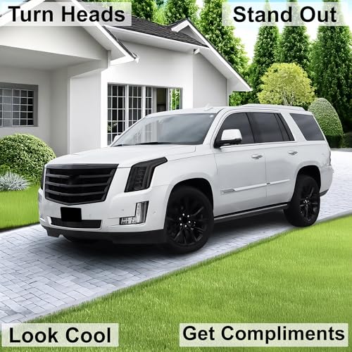 Full Headlight Head Light Tint Kit Fits Cadillac Escalade