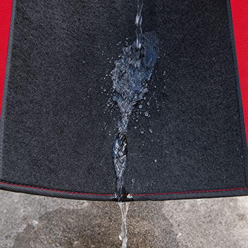 Waterproof Universal Faux Leather 3Row Car Floor Mats