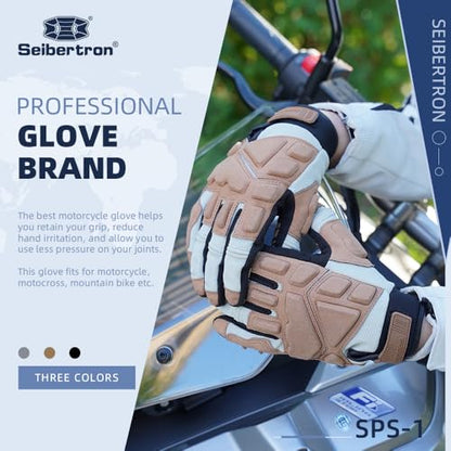SPS 1 Unisex Touchscreen Road Racing Motorcycle MTB Sports Gloves Also fit BMX MX ATV Mountain Bike Bicycle Cycling Off