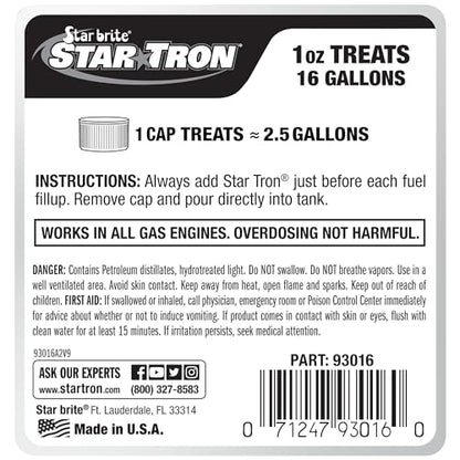 Star Tron Enzyme Fuel Treatment