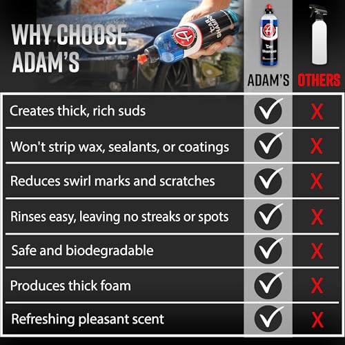 Adam's Car Shampoo (16 Fl Oz)