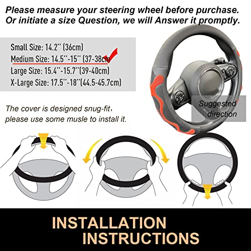 Comfy Grip Steering Wheel Cover Universal 14.5