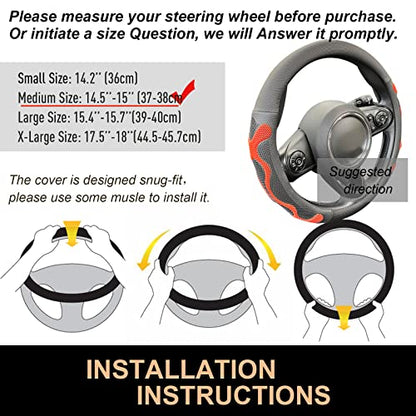 Comfy Grip Steering Wheel Cover Universal 14.5