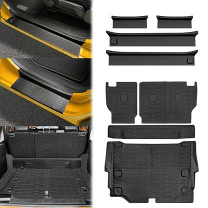Cargo Mats with Door Sill Guards for 2021