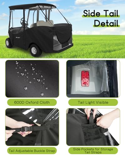 4 Passenger Golf Cart Enclosure for Yamaha G29 Drive