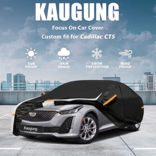 10 Layers Car Cover Custom Fit for Cadillac CT5