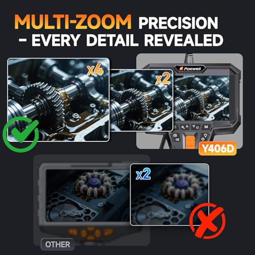 Dual Lens 2 Way Articulating Borescope