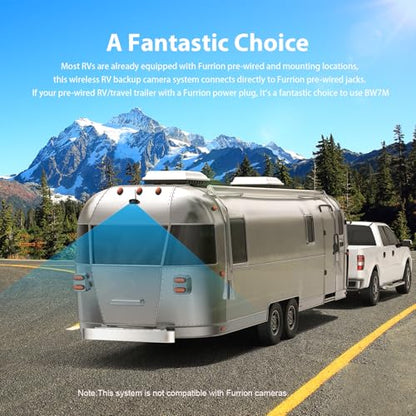 1080P 7" Wireless RV Backup Camera System