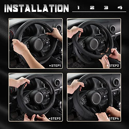 Car Steering Wheel Cover for Prius Civic Model 3