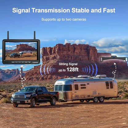 HD 1080P 7 inch Wireless Backup Camera