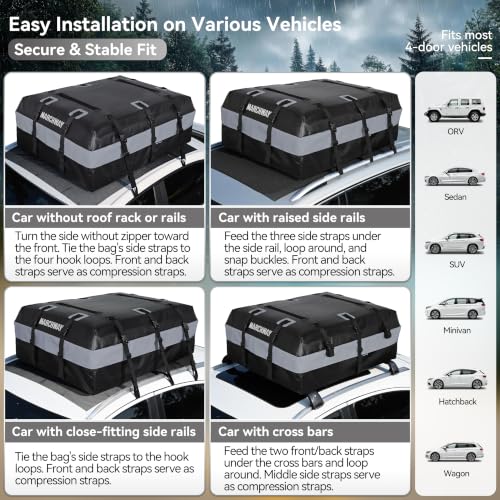 Waterproof Car Roof Luggage Bag