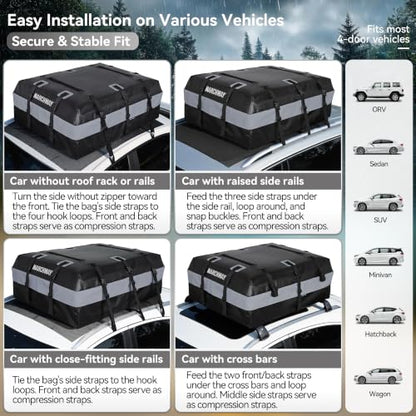 Waterproof Car Roof Luggage Bag