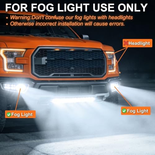 9005 9006 Bulbs 160000LM Fog light (4 Count)